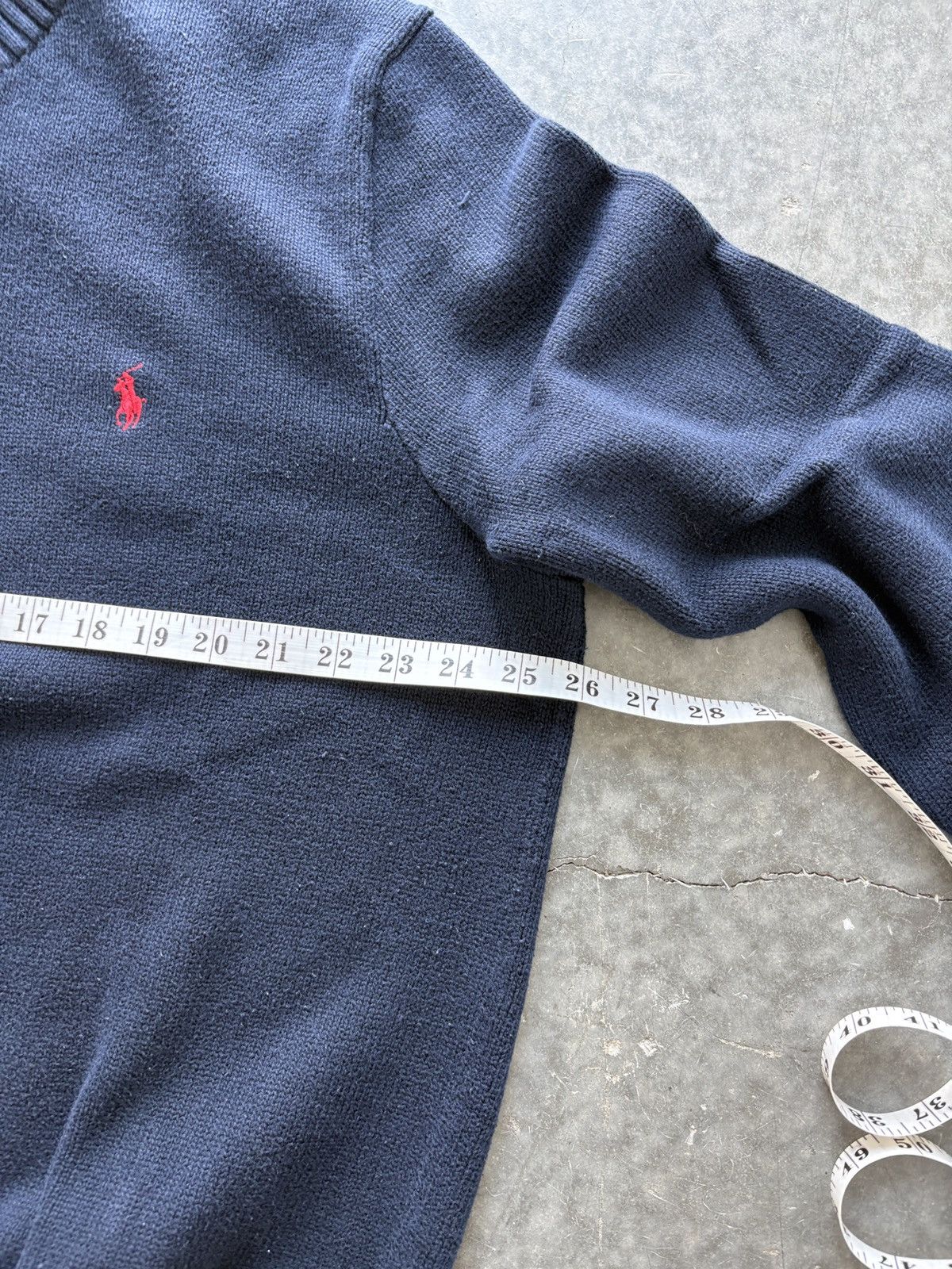 Polo Ralph Lauren Vintage Y2K Polo Ralph Lauren Quarter Zip Knit Sweater Size US XXL / EU 58 / 5 - 6 Thumbnail