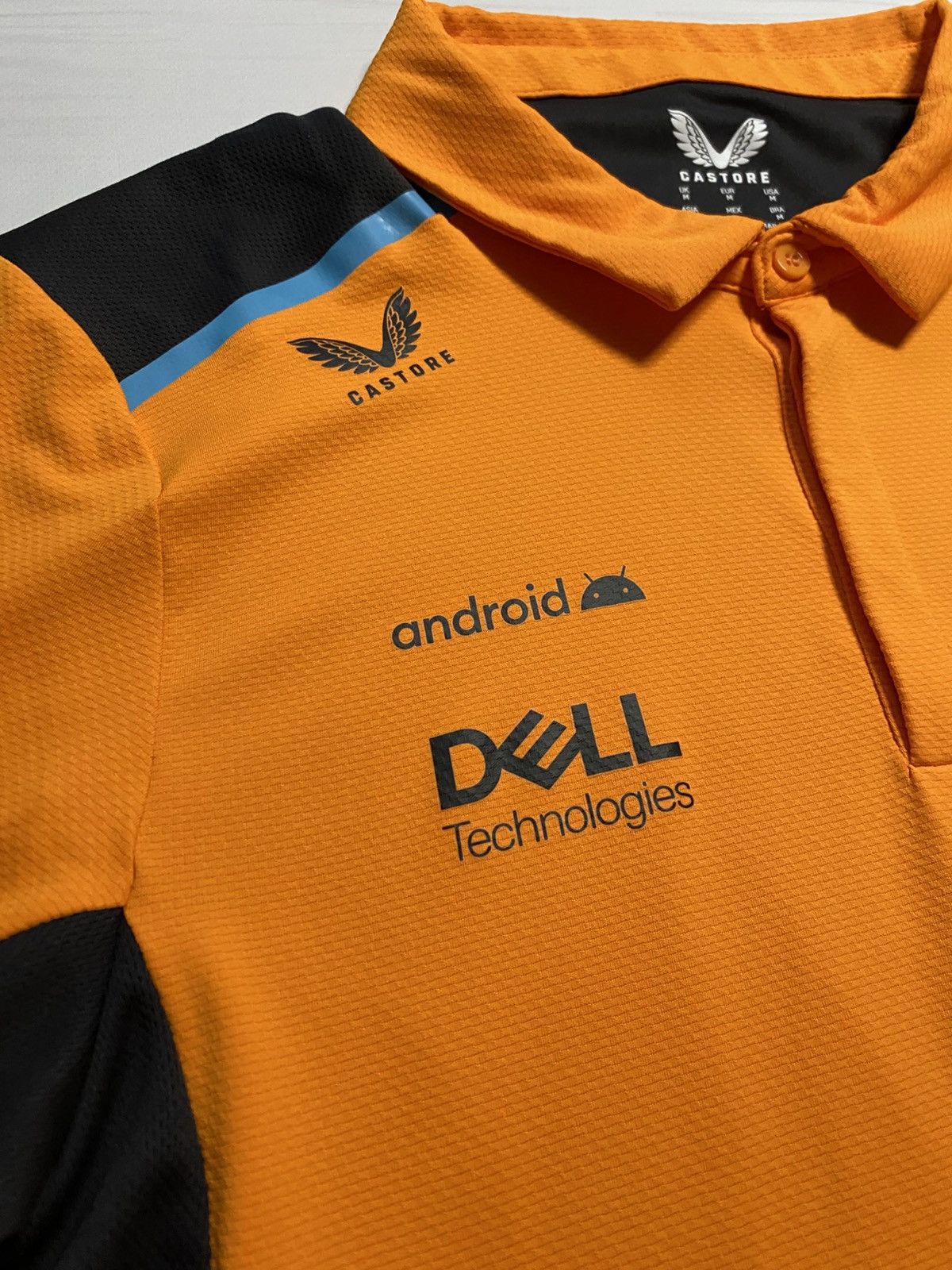 Formula 1 Formul 1 McLaren Lando Norris #4 Castore polo t shirt jersey Size US M / EU 48-50 / 2 - 6 Thumbnail
