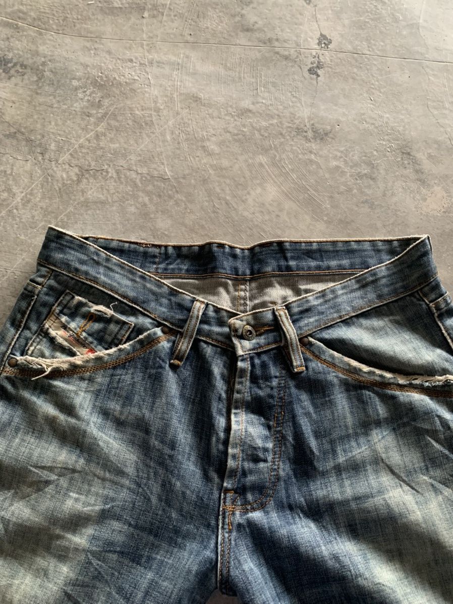 Designer × Diesel distressed loose diesel industry jeans Size US 37 - 4 Thumbnail