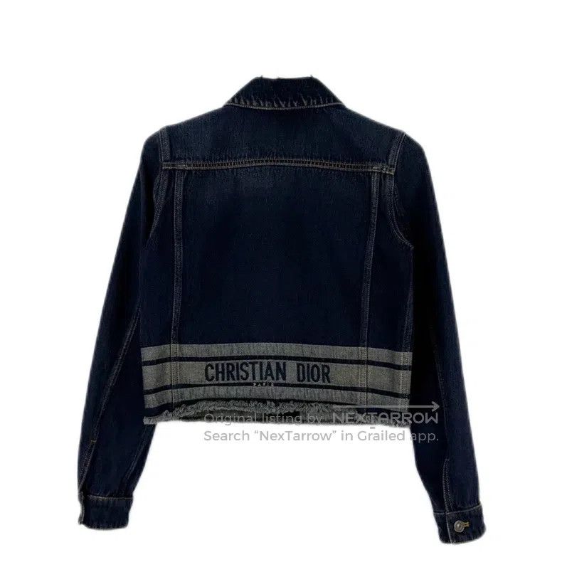 Dior Dior Classic logo woollen denim jacket Size XS / US 0-2 / IT 36-38 - 2 Thumbnail
