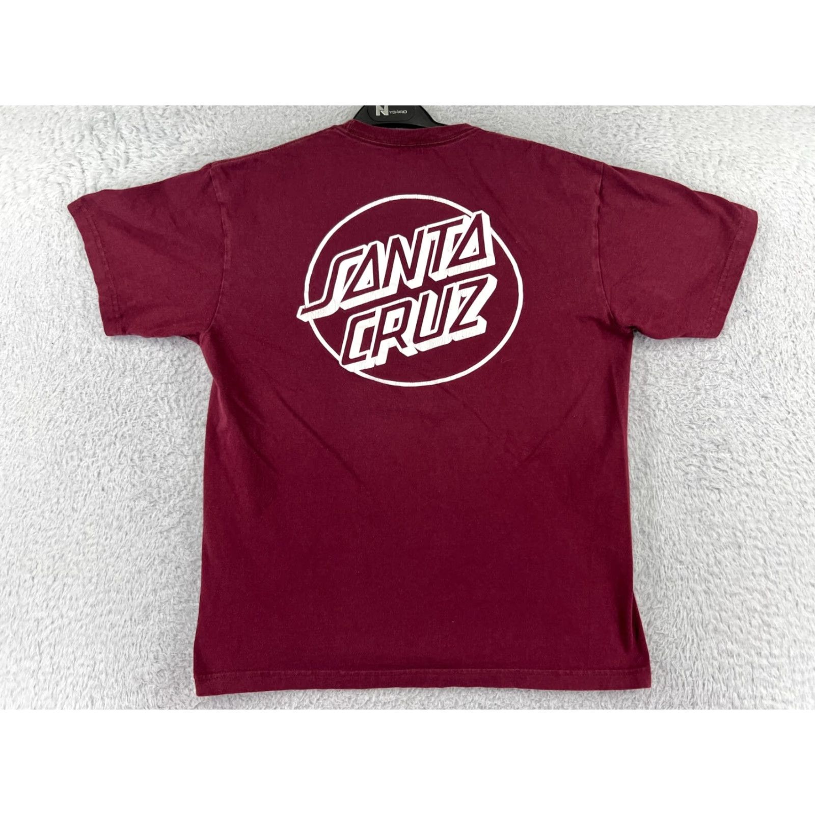 Vintage Santa Cruz Shirt Men Medium Red Solid Short Sleeve Crew Neck Skate Shirt Size US M / EU 48-50 / 2 - 2 Thumbnail