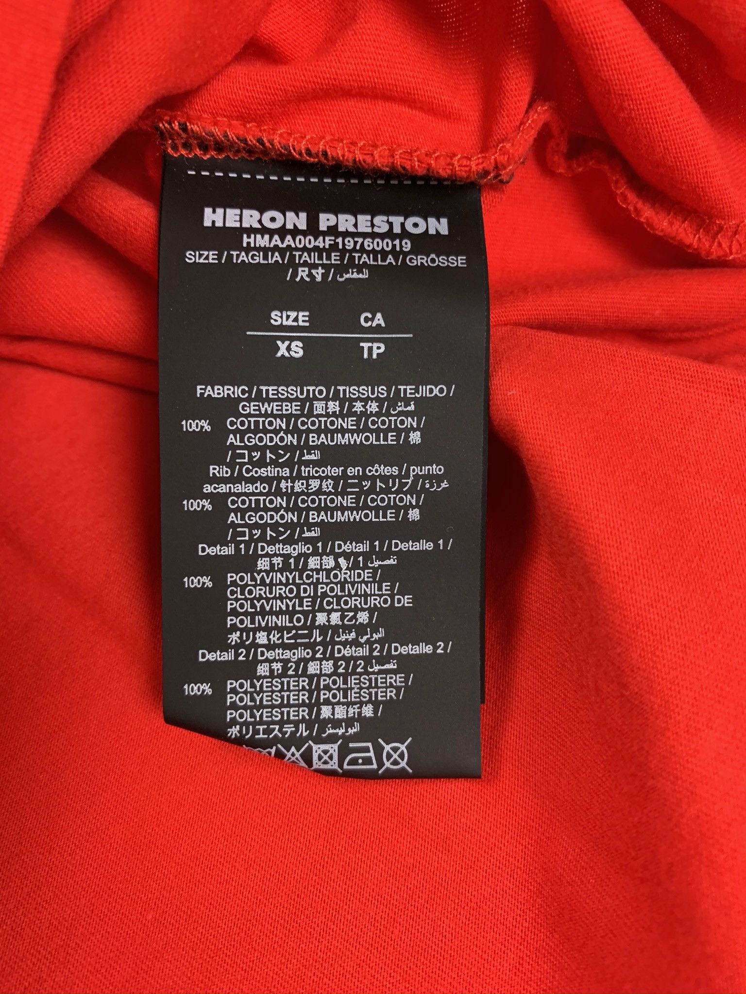 Heron Preston 🔥65% OFF🔥 [SALE] Heron Preston Red Photo Nasa T-Shirt Size US XS / EU 42 / 0 - 13 Thumbnail