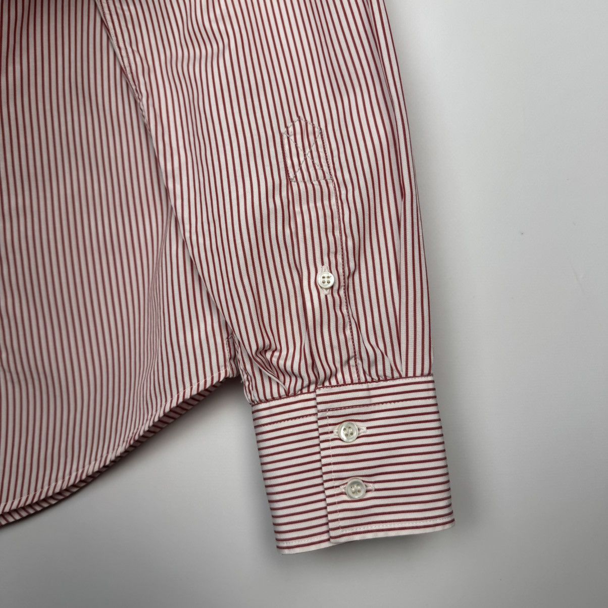 Brunello Cucinelli BRUNELLO CUCINELLI STRIPED BUTTON UP SHIRT COTTON Size US M / EU 48-50 / 2 - 21 Thumbnail
