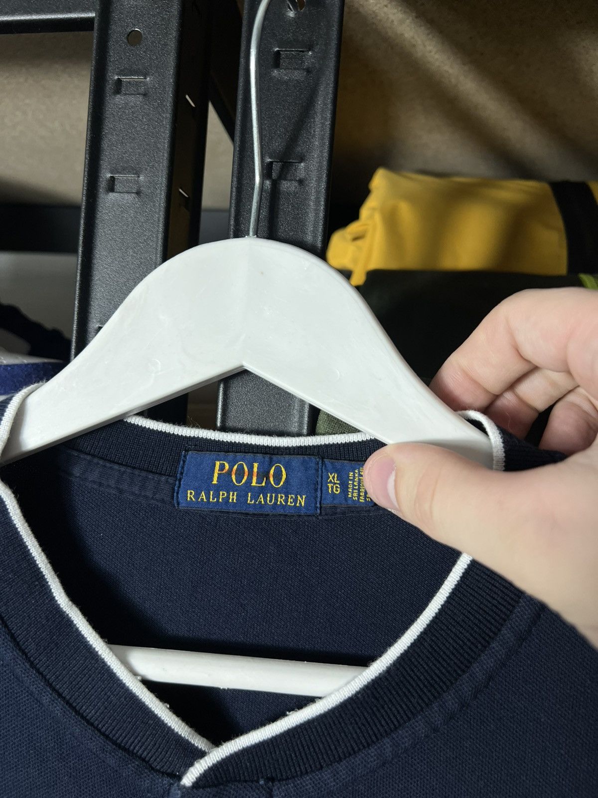 Polo Ralph Lauren POLO Ralph Lauren Henley T-Shirt Navy Blue Short Sleeve Tee Size US XL / EU 56 / 4 - 8 Thumbnail