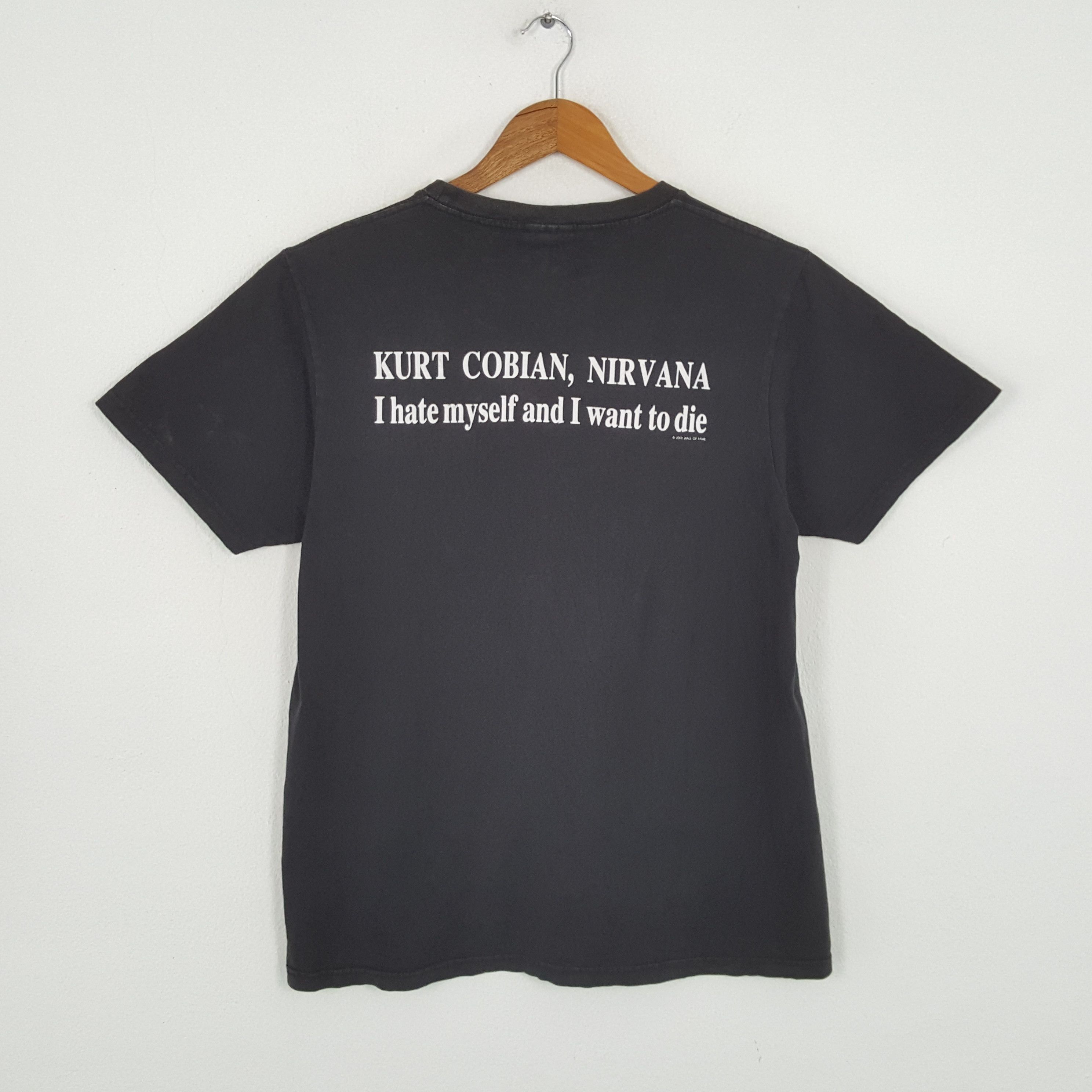 Nirvana × Vintage Vintage KURT CORBAIN NIRVANA American Rock Band T-Shirts Size US L / EU 52-54 / 3 - 3 Thumbnail
