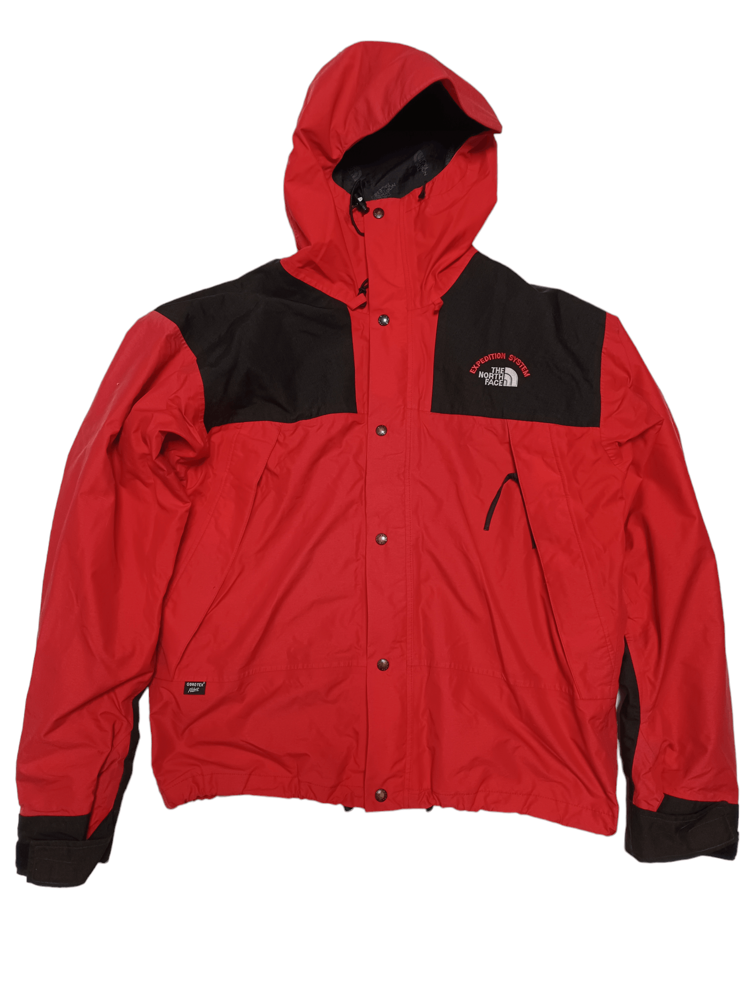 image of 1990X Clothing x Goretex 90's Vintage The North Face Expedition System Gore-Tex Jacket in Red (Size