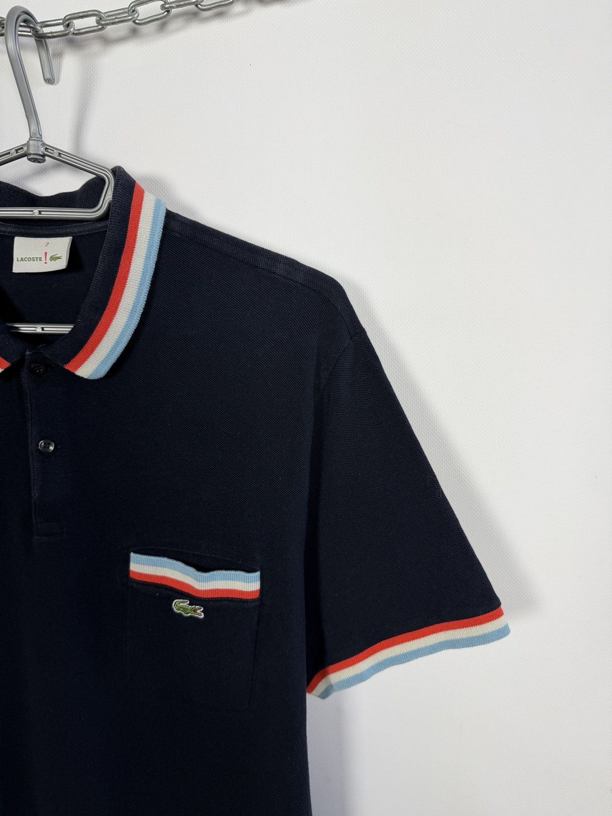 Lacoste Lacoste Live Short Sleeve Polo Shirt Crocodile Logo Size 7 Size US XL / EU 56 / 4 - 2 Thumbnail