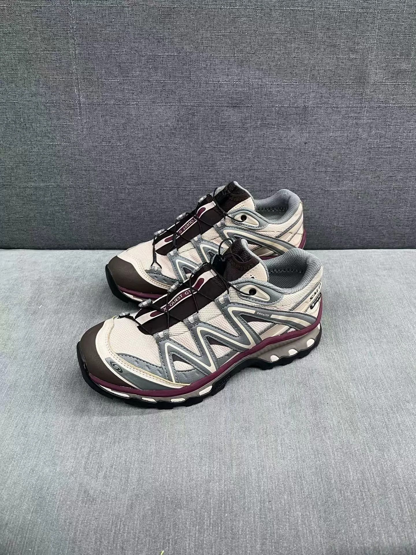 Salomon Salomon XT-Quest GTX Brown Gray EUR 38 2/3 Size US 7 / IT 37 - 1 Thumbnail