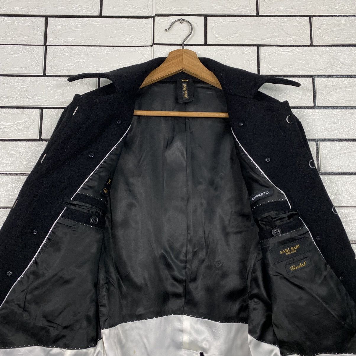 Japanese Brand 📌Vintage Wool Jacket Sabi Sabi Deluxe Runway Issey Miyake Size US M / EU 48-50 / 2 - 15 Thumbnail