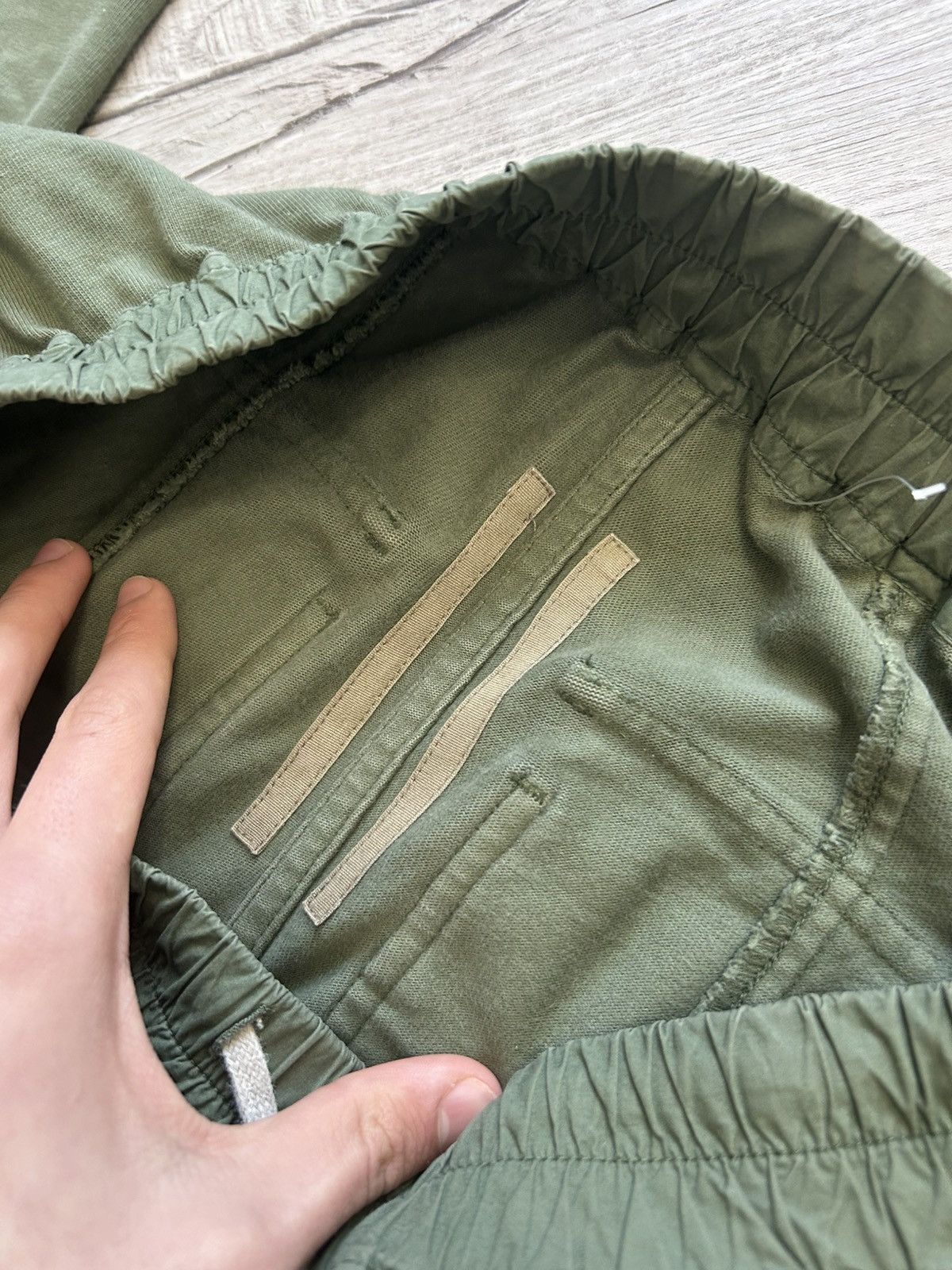 Rick Owens Rick owens green creatch cargo sweatpants Size US 29 - 5 Thumbnail