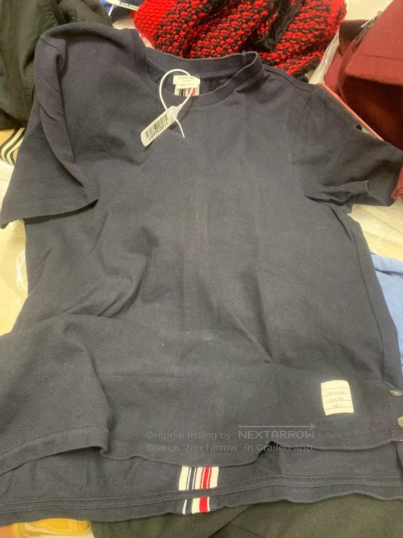 Thom Browne Thom Browne Classic Back Stripe Short Sleeve, Comfortable Size US L / EU 52-54 / 3 - 1 Thumbnail