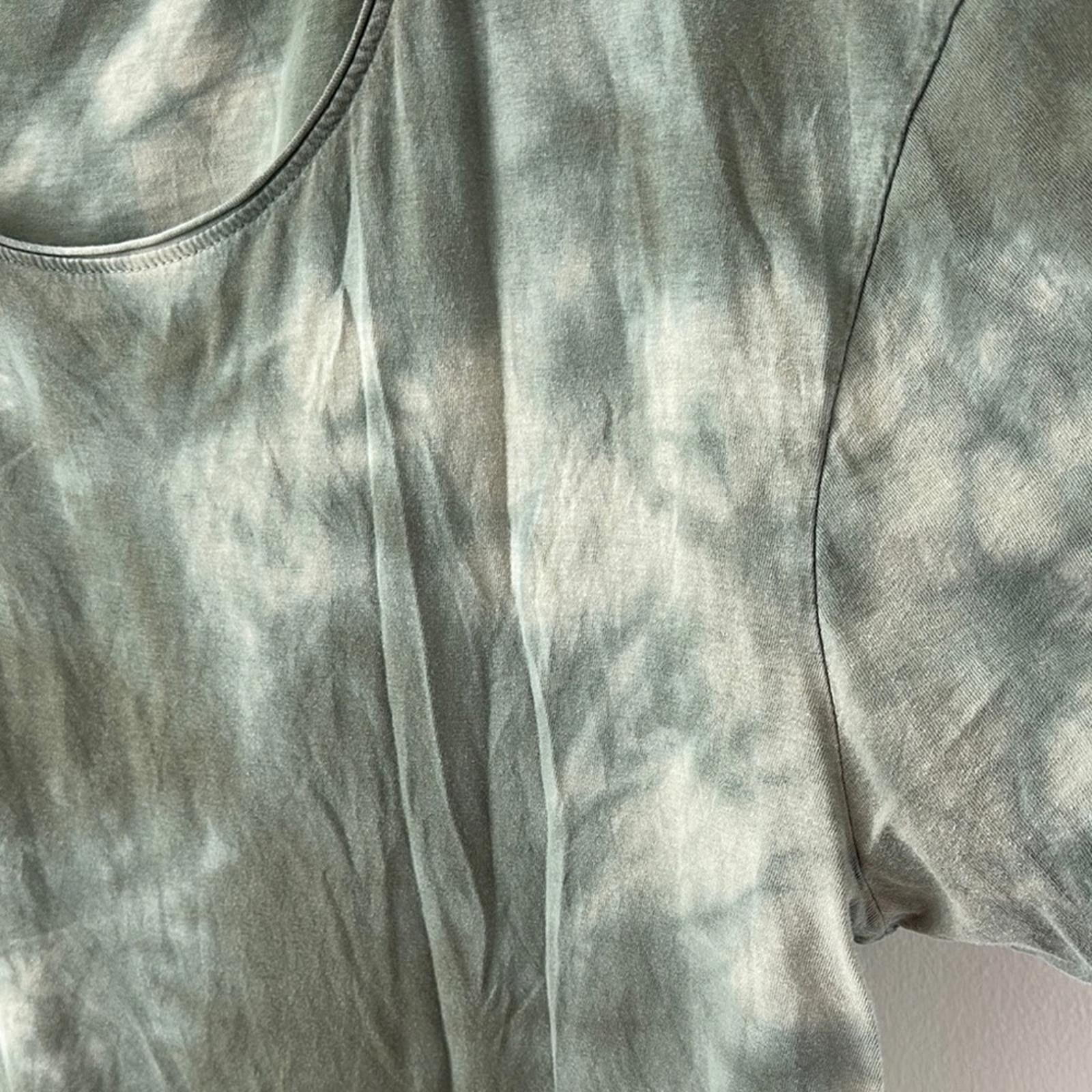 Zara Zara Green Tie-Dye Short Sleeve Tee Size US XL / EU 56 / 4 - 3 Thumbnail