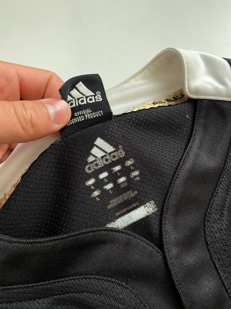 Adidas New Zealand All Blacks Adidas Classic Rugby Shirt Jersey Size US L / EU 52-54 / 3 - 4 Thumbnail