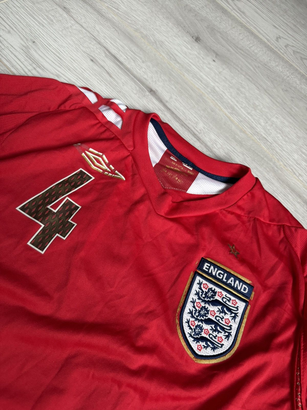 Umbro × Vintage Vintage Umbro 4 GERRARD Soccer Jersey England 2005 Size US L / EU 52-54 / 3 - 4 Thumbnail
