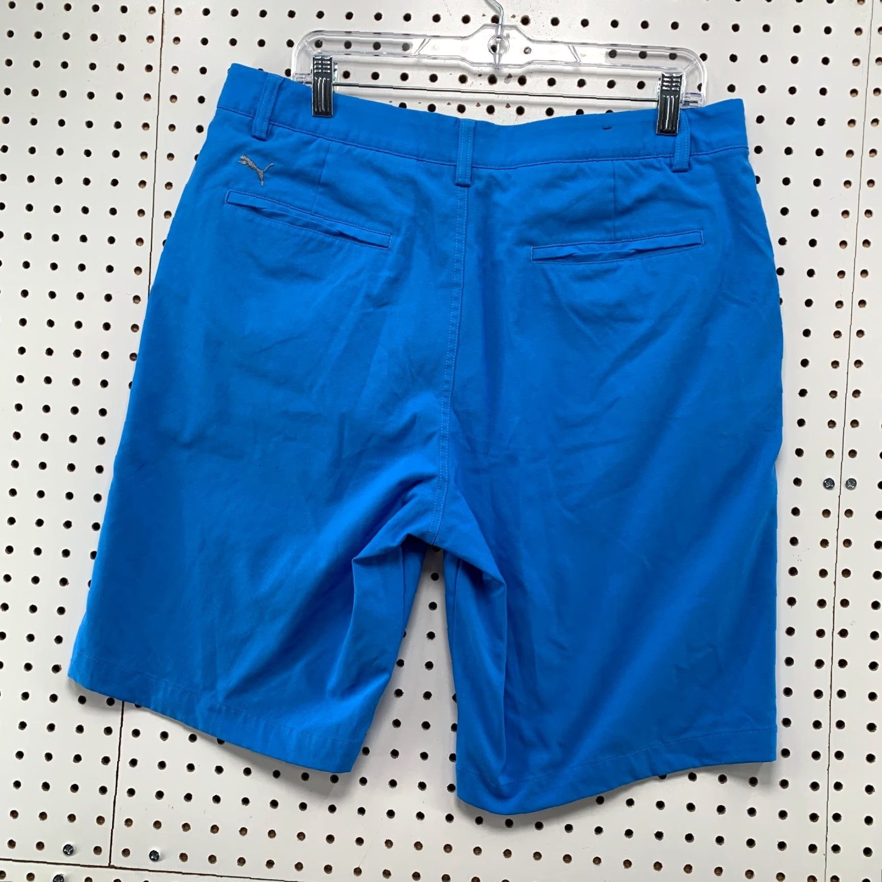 Puma Puma Golf Chino Shorts Mens 36 Blue Elastic Waist Preppy 36x10.5 Vintage: No Mens Size US 36 / EU 52 - 7 Thumbnail