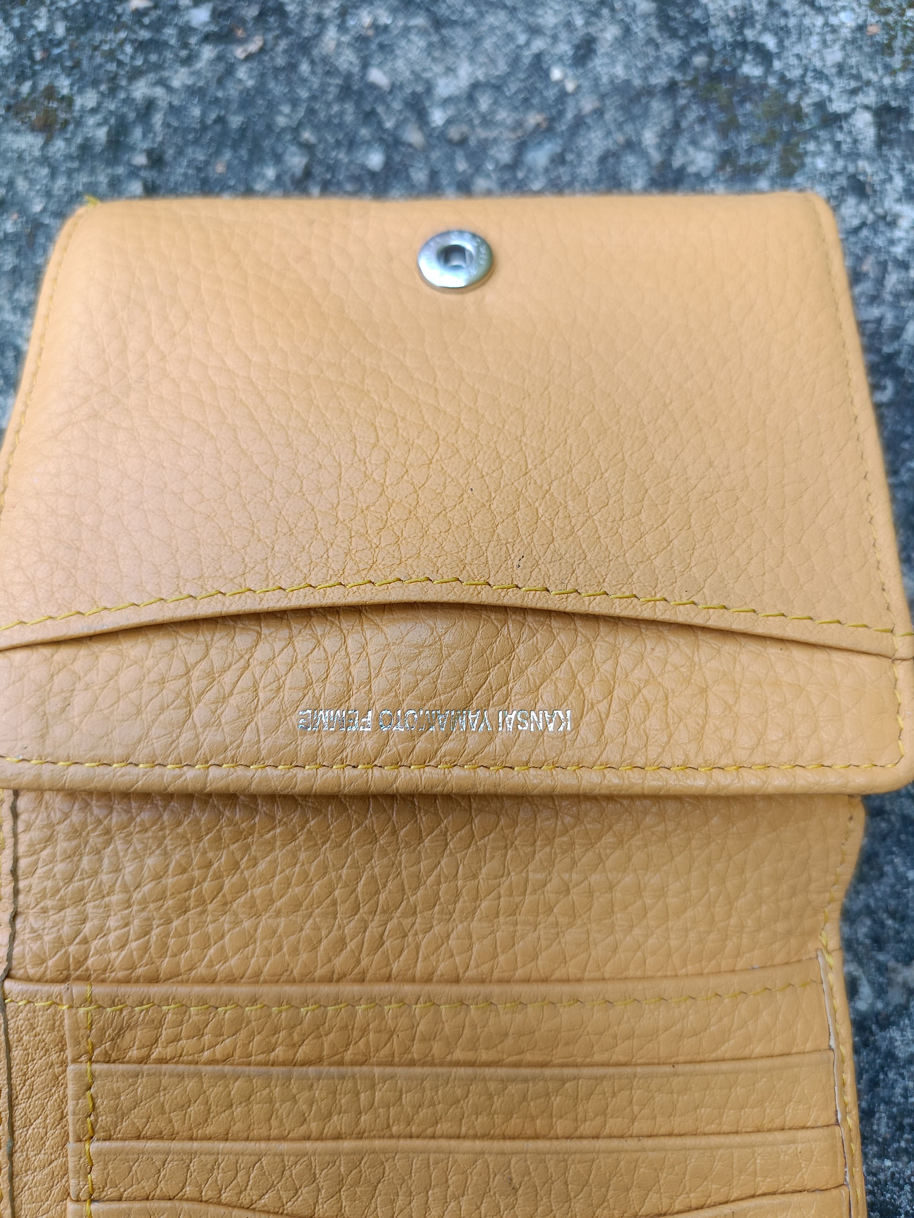 Kansai Yamamoto KANSAI YAMAMOTO COWHIDE BIFOLD WALLET YELLOW Size ONE SIZE - 11 Thumbnail