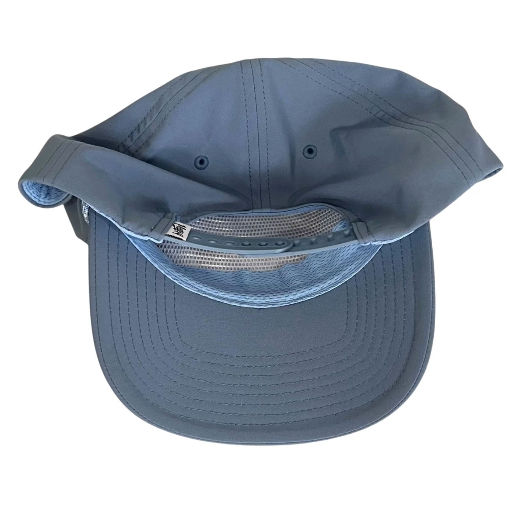 Vintage Mugsy Jeans Hat Snapback Blue Logo Patch Rope Adjustable Casual Mens One Size Unisex Adults Size US 35 - 6 Thumbnail