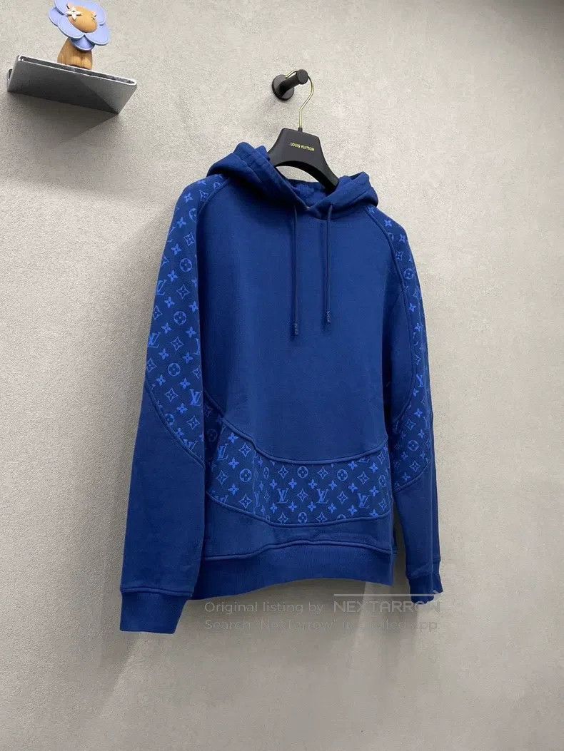 Louis Vuitton Louis Vuitton Reading Circle Cut Paneled Hoodie Size US M / EU 48-50 / 2 - 4 Thumbnail