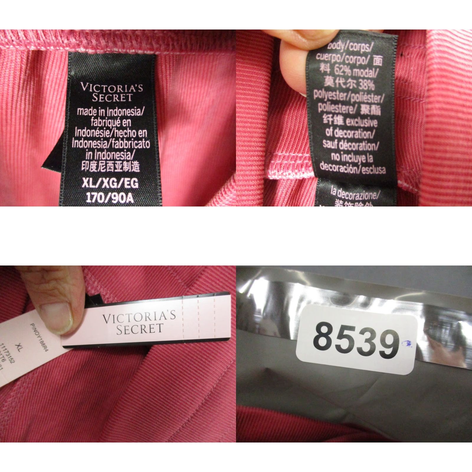 Victoria's Secret Victoria's Secret Lounge Pants PINK Women XL Jogger Drawstring Pockets NWT Size 40" / US 18 - 8 Thumbnail