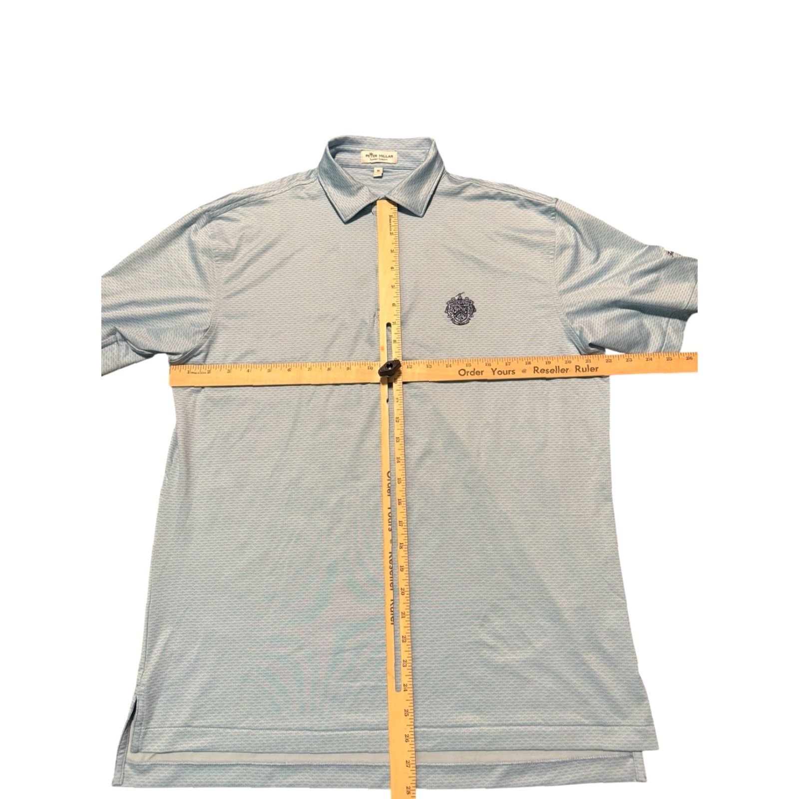 Peter Millar Peter Millar Polo Mens Medium Blue Golf Bedminster Trump National Summer Comfort Size US M / EU 48-50 / 2 - 6 Thumbnail