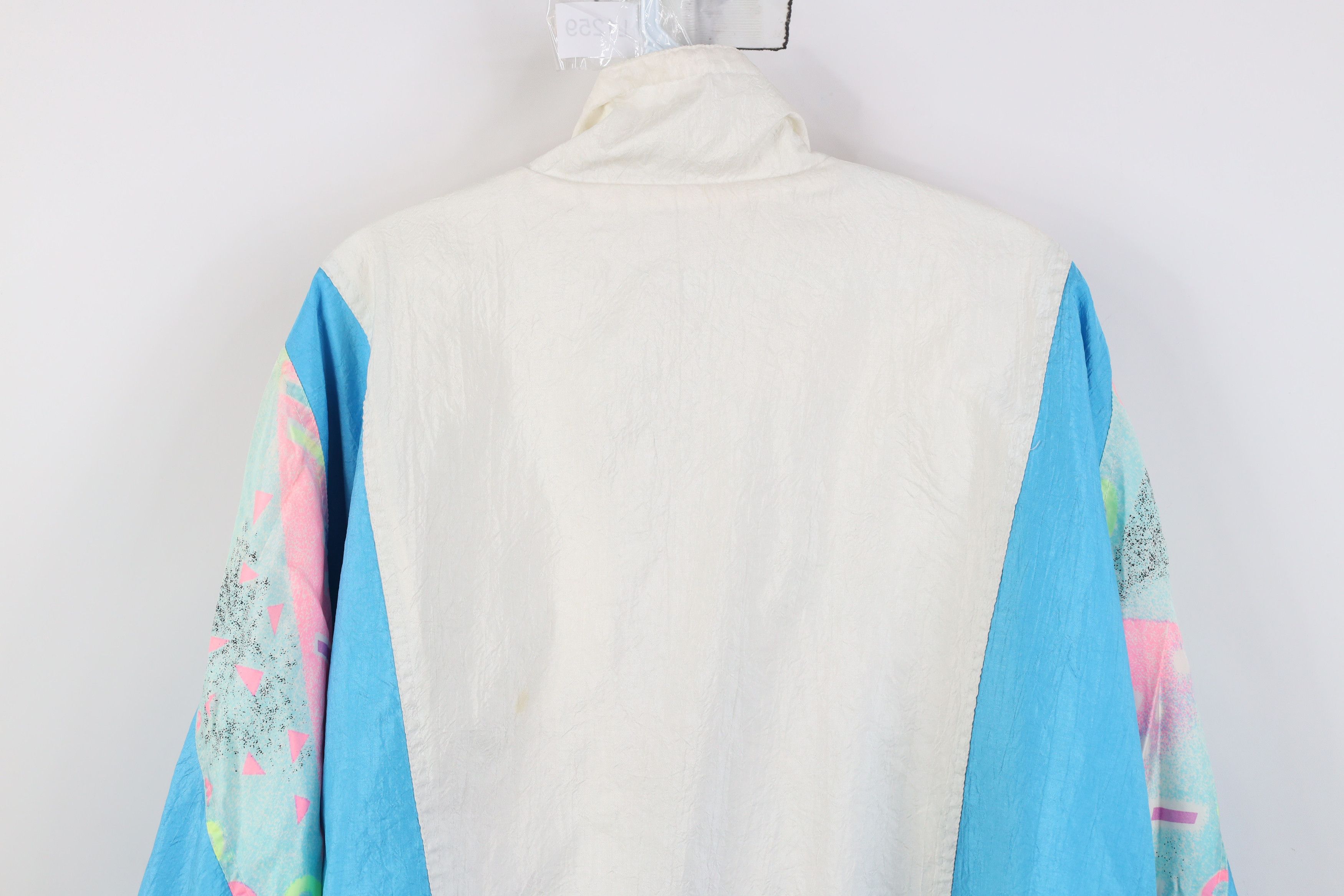 Vintage AS IS Vintage 90s Streetwear Reversible Windbreaker Jacket Size 3XL / US 20-22 - 10 Thumbnail