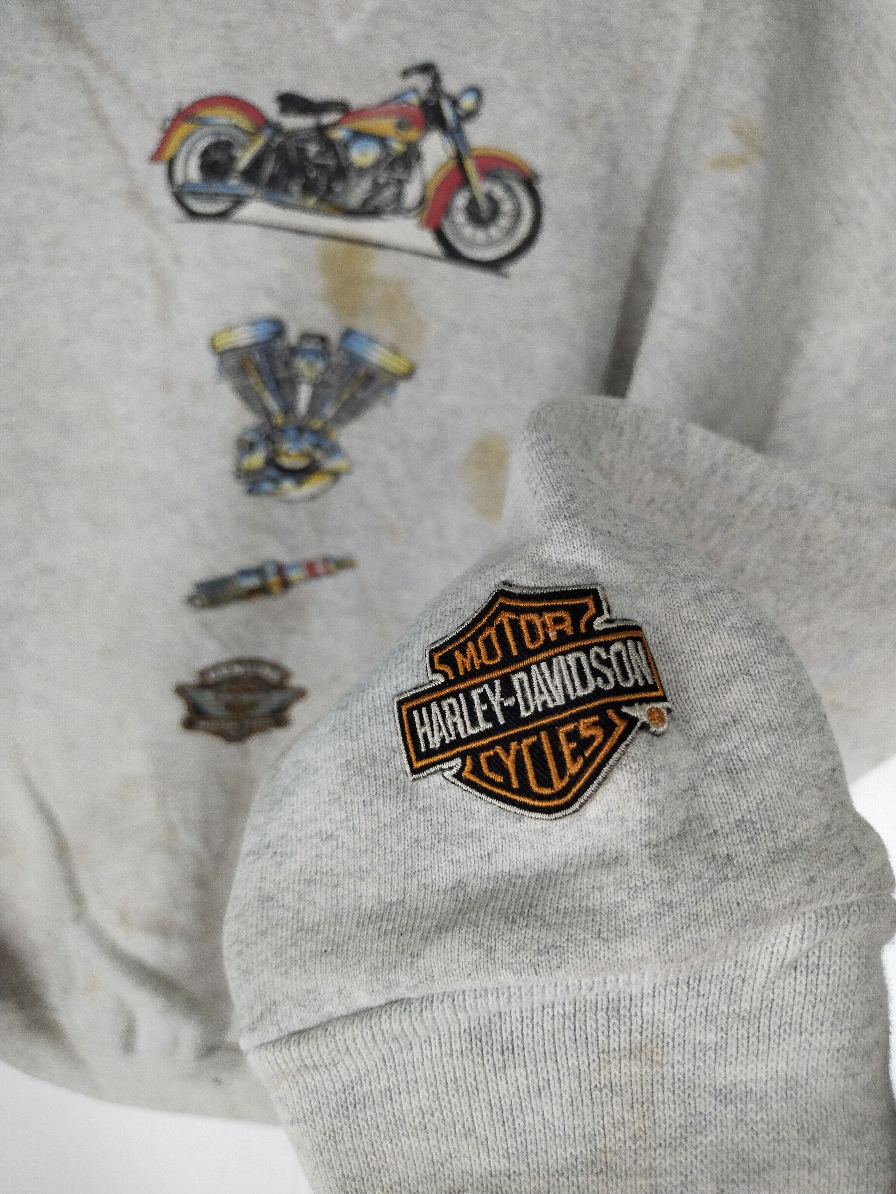 Harley Davidson × Vintage Vintage 1996 Harley Davidson HD Sweatshirt Size US XL / EU 56 / 4 - 10 Thumbnail