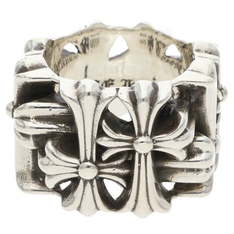 Chrome Hearts Square Cemetery Ring - Size 9 | Grailed