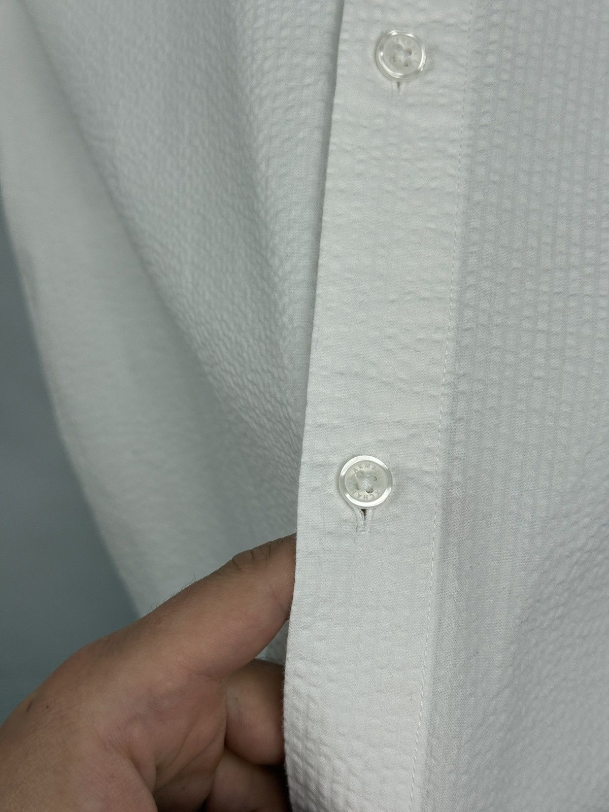 Armani Exchange 🇮🇹 A|X Armani Exchange Luxury Regular Fit Textured Shirt Rare Size US L / EU 52-54 / 3 - 8 Thumbnail