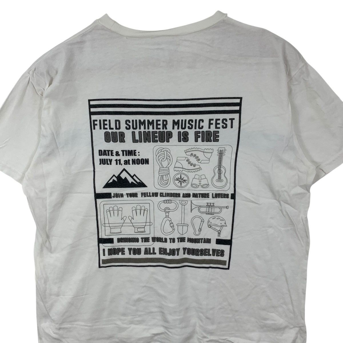Gramicci Vintage GRAMICCI USA OUTDOOR Summer Music Fest Tee Shirt Size US M / EU 48-50 / 2 - 7 Thumbnail