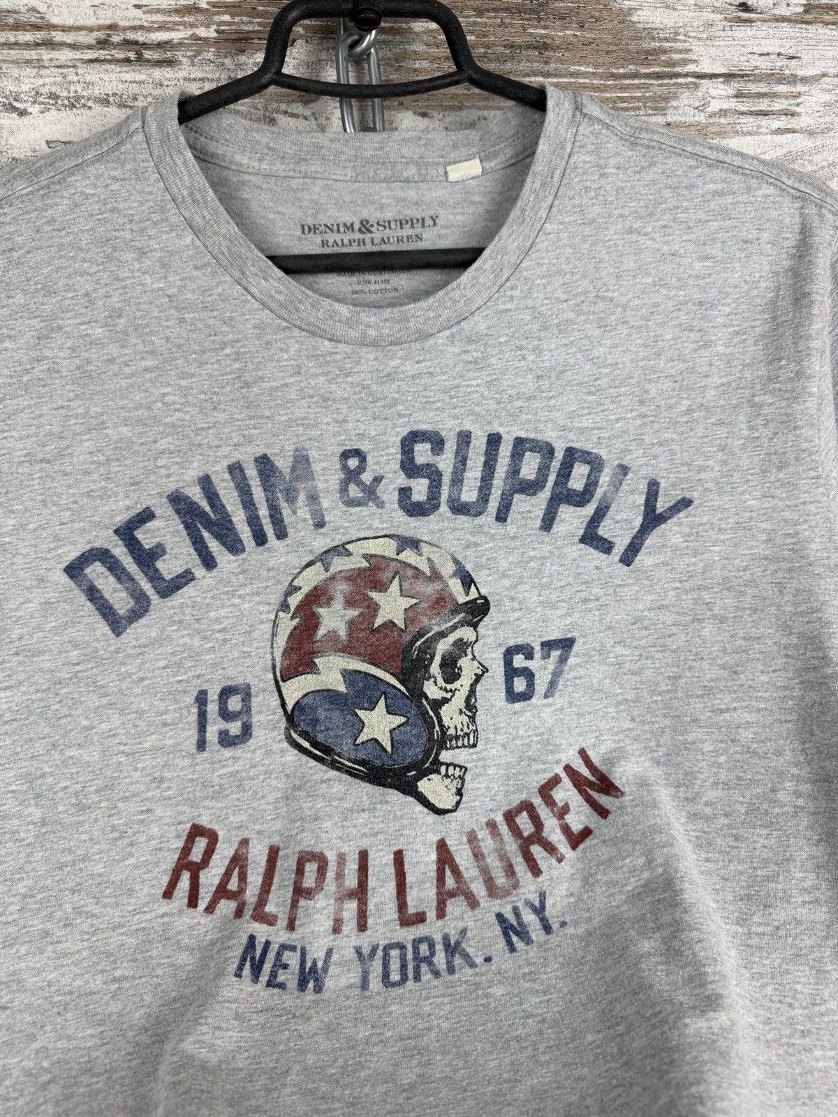 Denim & Supply Ralph Lauren Mens Vintage Denim Supply and Polo Ralph Lauren USA T-shirt Size US S / EU 44-46 / 1 - 5 Thumbnail