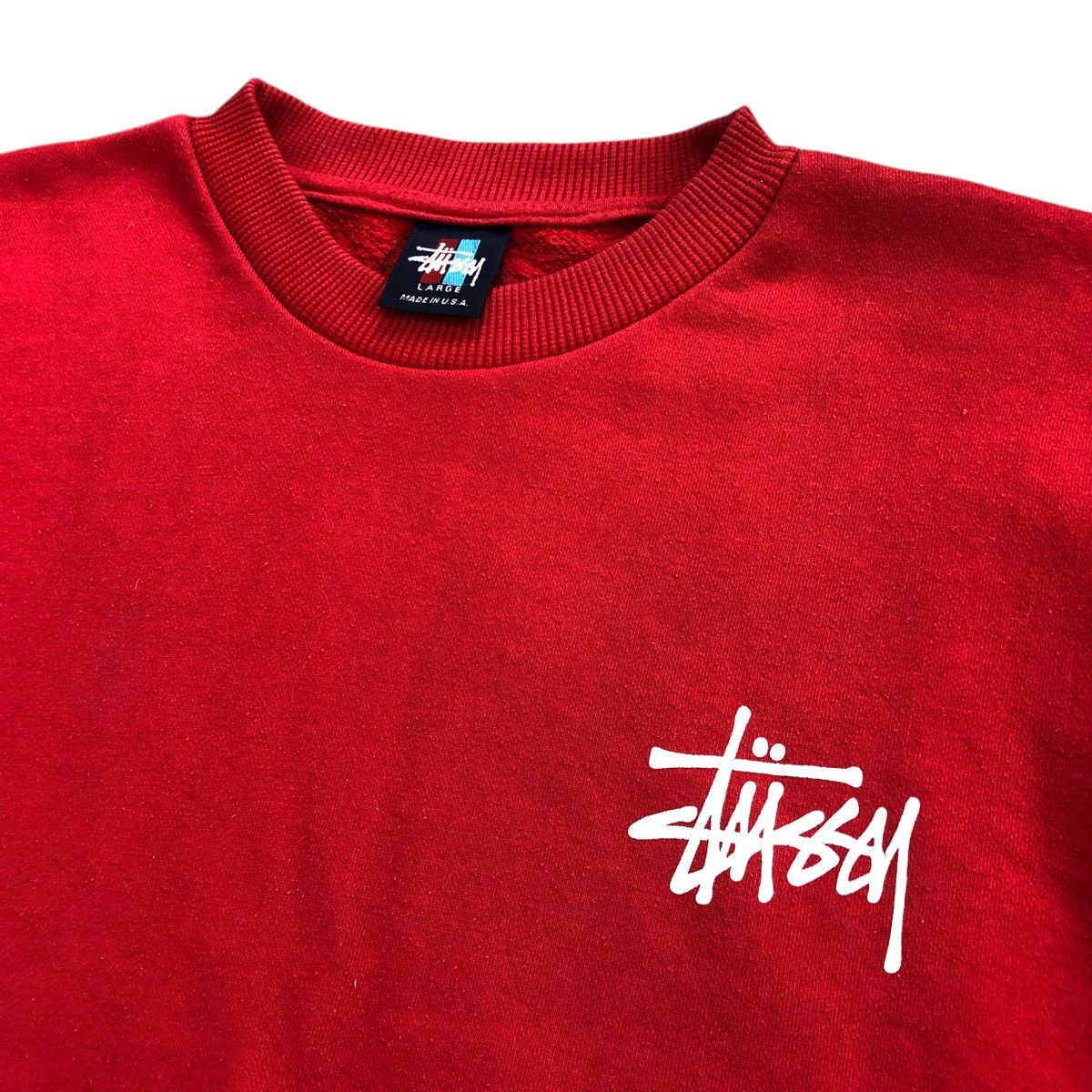 Stussy 🇺🇸 Vintage 80s Stussy Rastaman Reggae Silhouette Sweatshirt Size US L / EU 52-54 / 3 - 8 Thumbnail