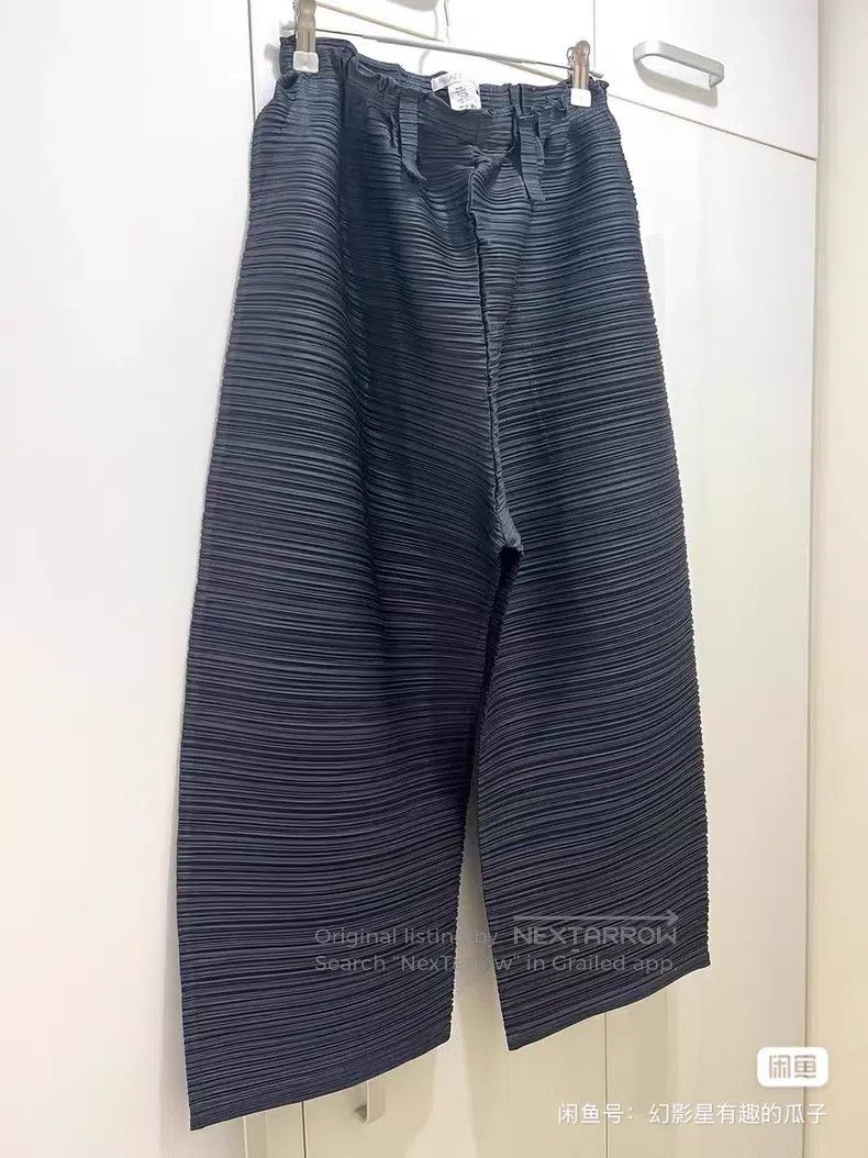 Issey Miyake Issey Miyake size:5 Horizontal Stripe Classic Pants Size 31" - 1 Thumbnail