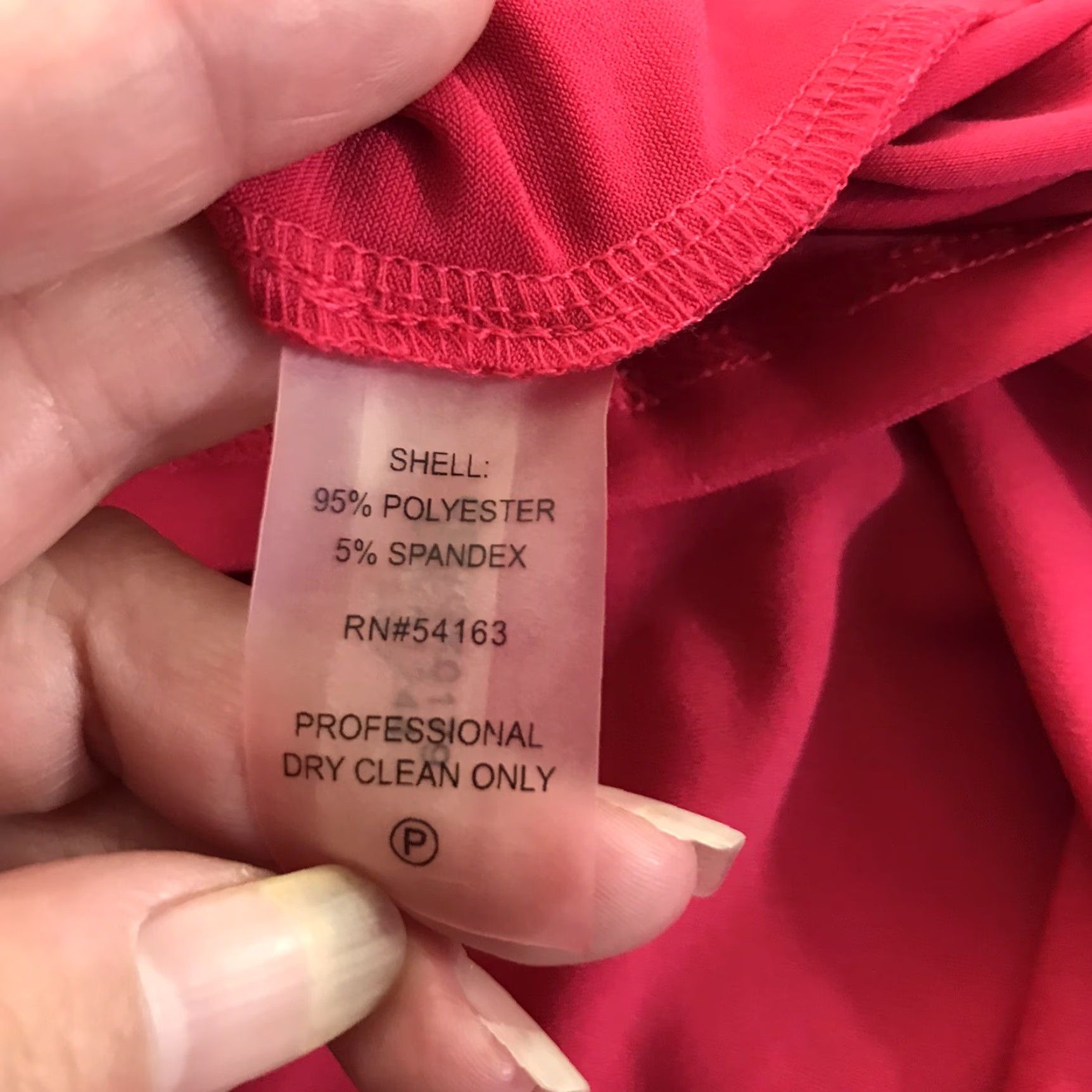Calvin Klein Calvin Klein Pink Midi Dress Womens Size 8 3/4 Sleeve V-Neck Casual Lightweight Size M / US 6-8 / IT 42-44 - 5 Thumbnail