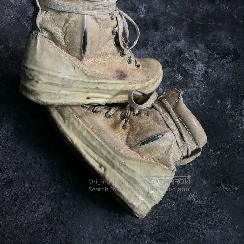 Carol Christian Poell Carol Christian Poell Devil's Eye Leak Titanium Sol Boots Size US 5 / EU 37 - 3 Thumbnail