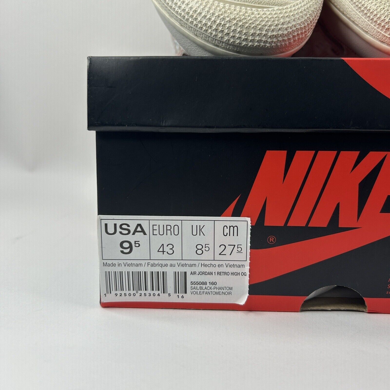 Nike Nike Air Jordan 1 High OG “Phantom/Gym Red” 2024 Size US 9.5 / EU 42-43 - 8 Thumbnail
