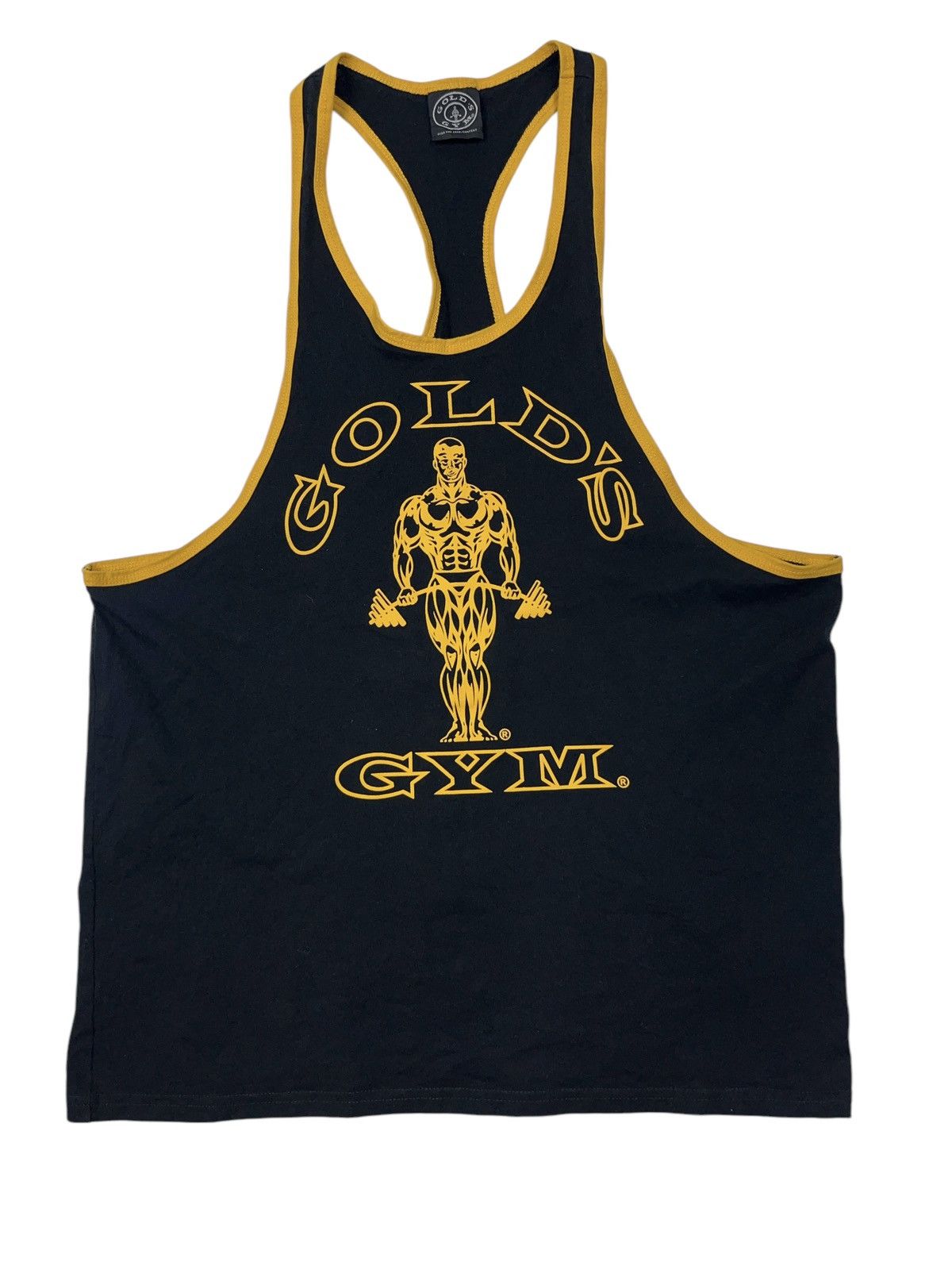 Vintage Vintage 90s Gold’s Gym Muscle Shirt Tank Top Made in USA Size US XL / EU 56 / 4 - 1 Thumbnail
