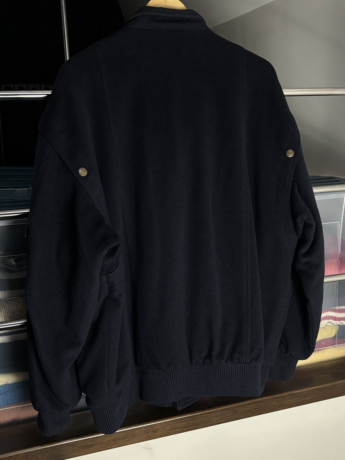 Bogner Vintage Bogner Wool Angora Boxy Bomber Jacket Size US L / EU 52-54 / 3 - 9 Thumbnail