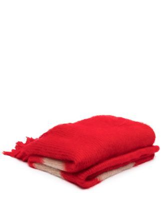 Off-White o1gr1nt1124 Size: OS / Cny Home Blanket in Red Size ONE SIZE - 1 Thumbnail