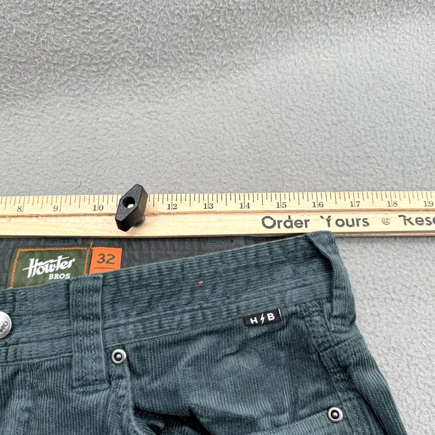 Howler Brothers Howler Brothers Pants Mens 32x32 Frontside 5-Pocket Corduroy Green Size US 32 / EU 48 - 6 Thumbnail