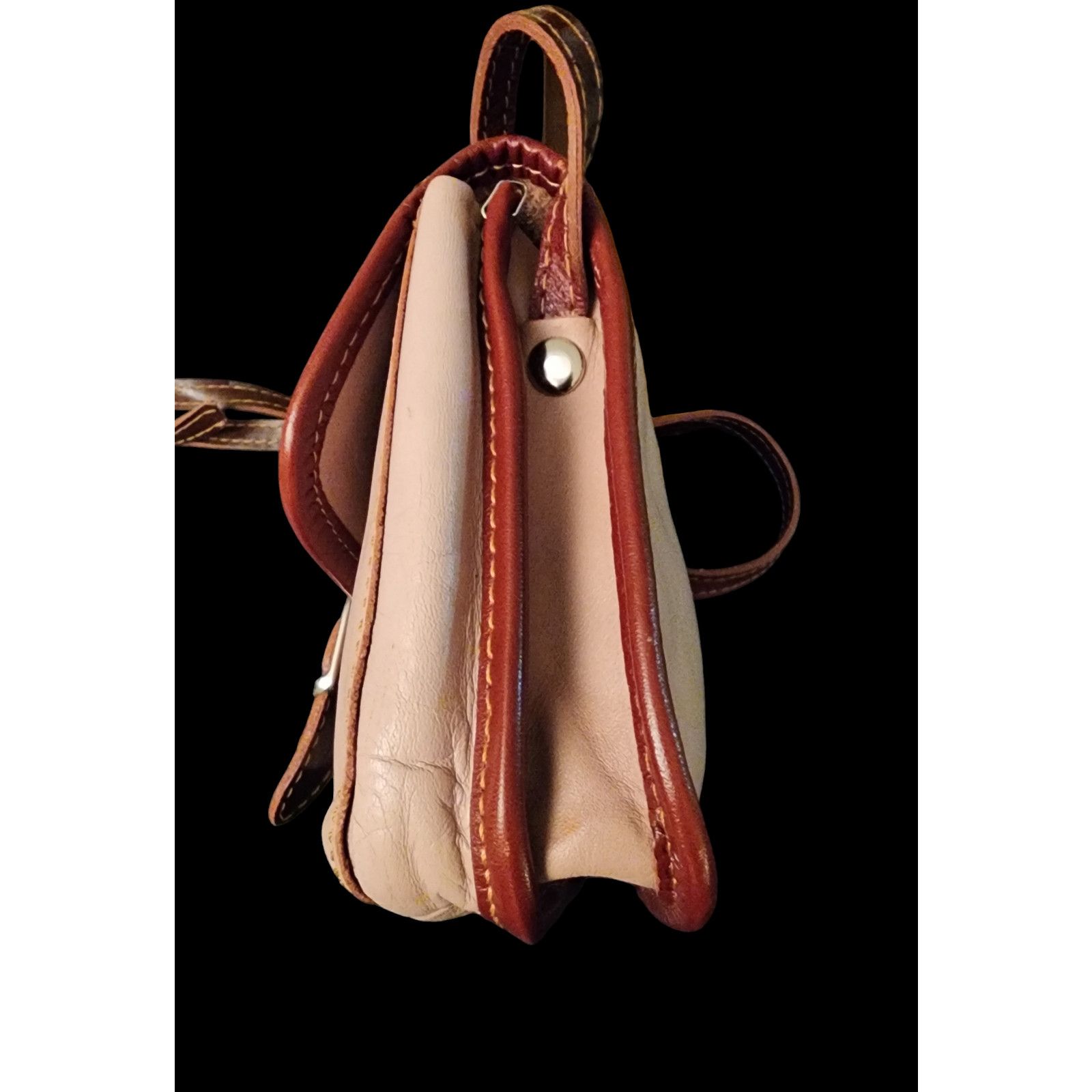 Vera Pelle Vera Pelle pale pink leather crossbody bag Size ONE SIZE - 7 Thumbnail