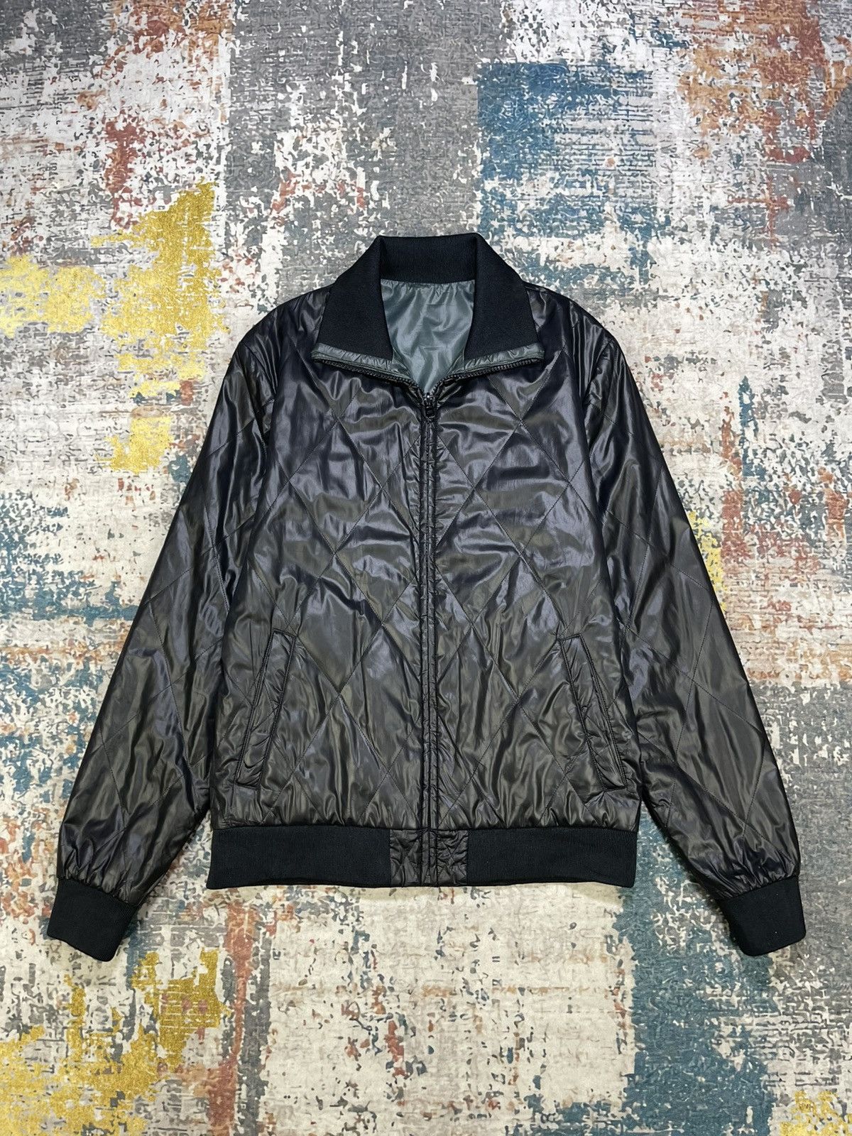 Katharine Hamnett London Katharine Hamnett Quilted Reversible Nylon Jacket Size L / US 10 / IT 46 - 6 Thumbnail