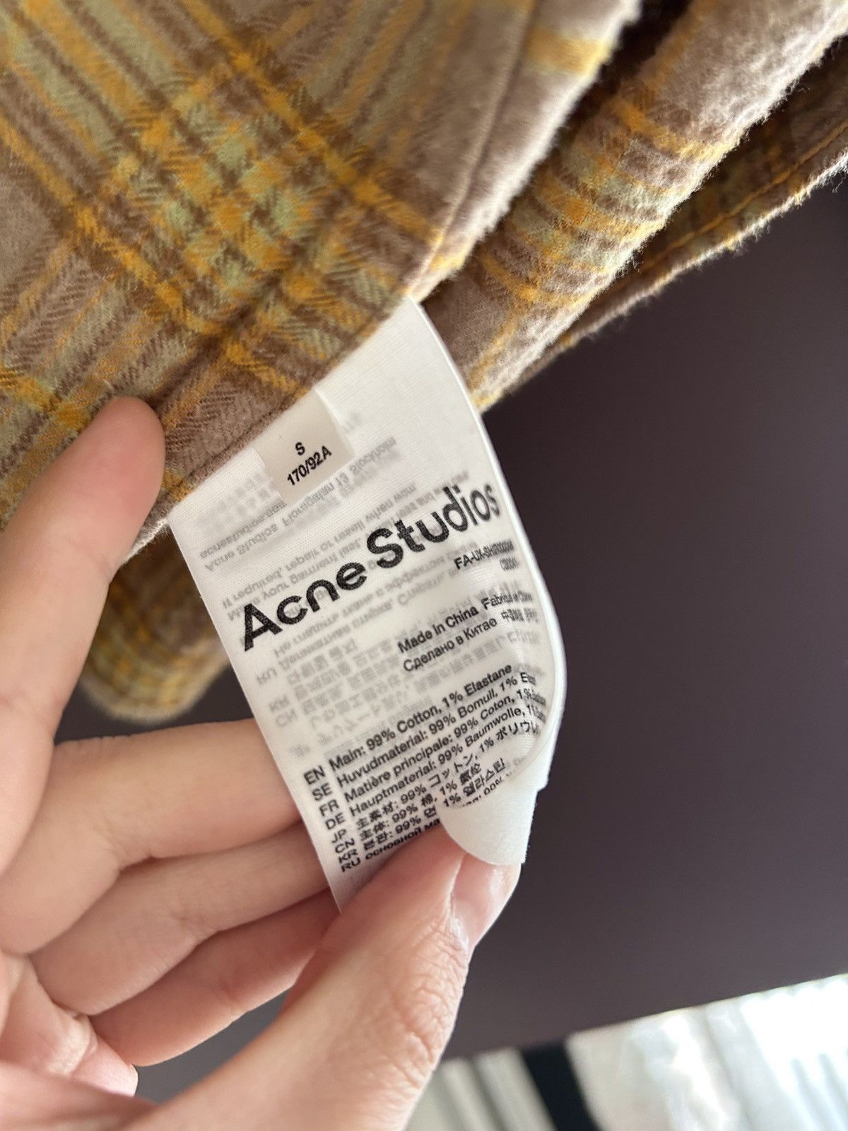 Acne Studios Acne studios flannel 🍯 Size US S / EU 44-46 / 1 - 5 Thumbnail