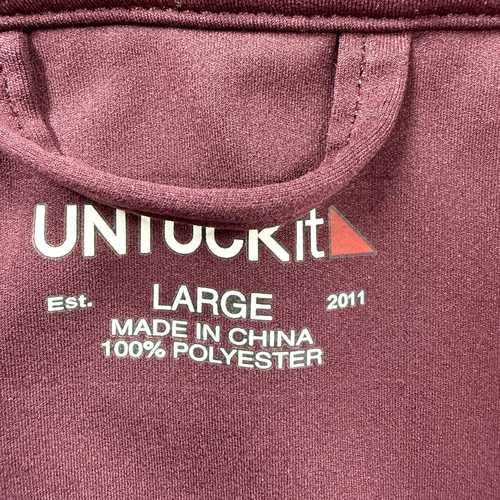 UNTUCKit UNTUCKit Kezoh Jacket Mens L Purple Full Zip Fleece Polyester Casual Size US L / EU 52-54 / 3 - 3 Thumbnail
