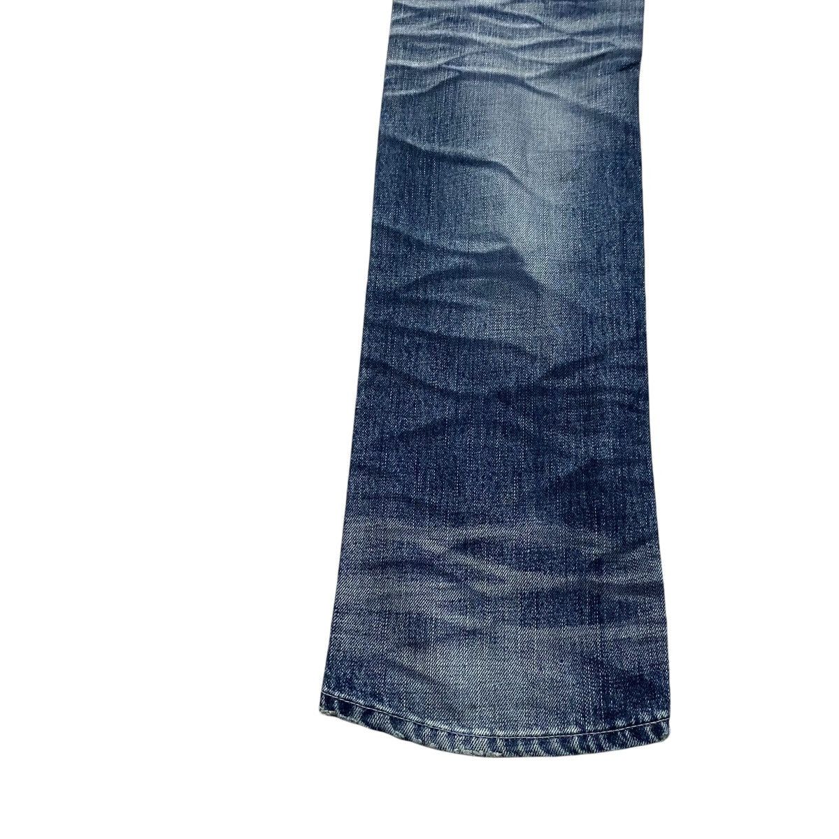 GOSTAR DE FUGA Gostar De Fuga Whiskers Denim Distressed Jeans Size US 33 - 17 Thumbnail
