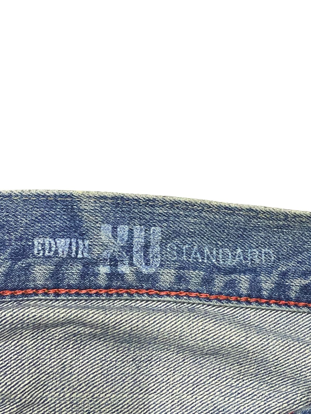Junya Watanabe Japanese Brand Edwin XV 404 Mud Wash Distressed Baggy Jeans Size US 34 / EU 50 - 21 Thumbnail