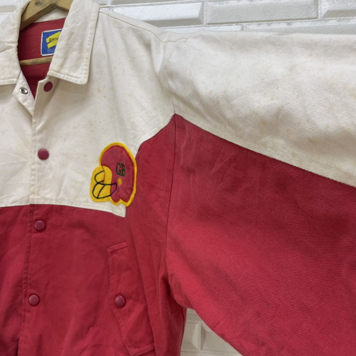 Japanese Brand × MLB 💥Vintage Grove Box Baseball Bomber Jacket Size US M / EU 48-50 / 2 - 12 Thumbnail