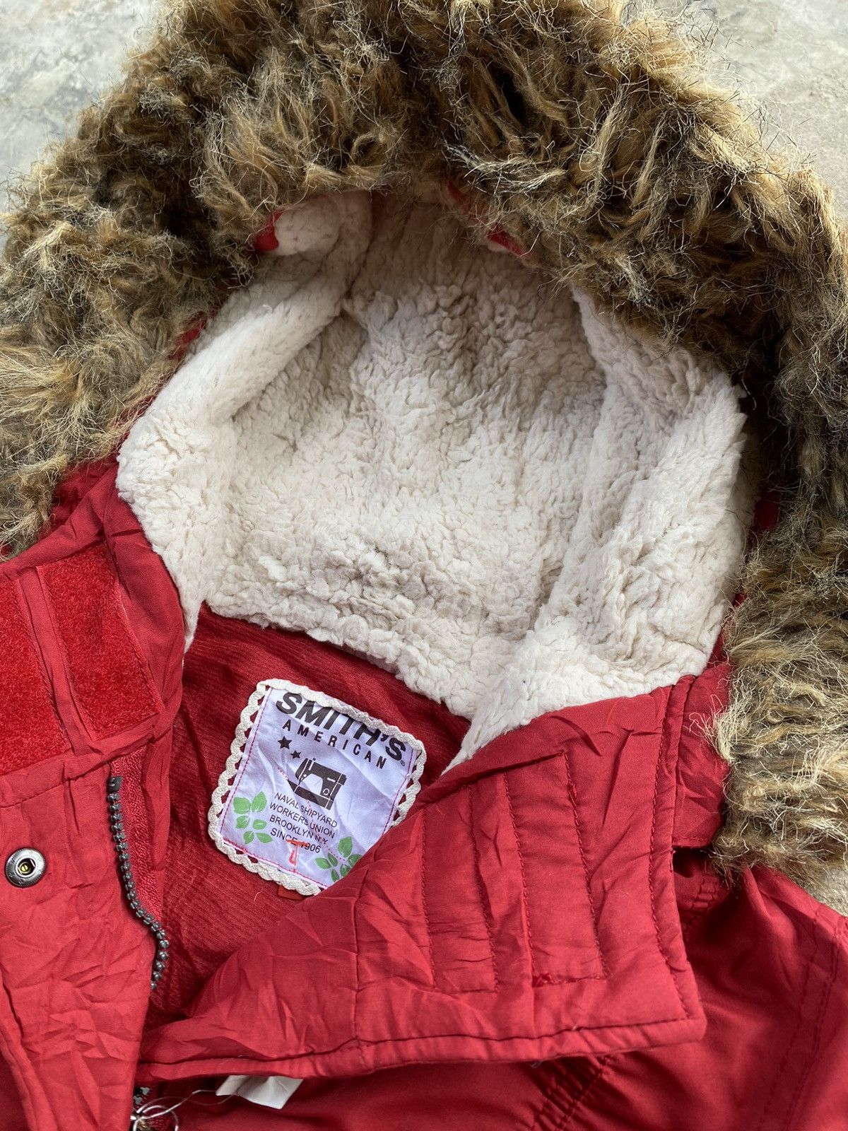 If Six Was Nine × Japanese Brand × Le Grande Bleu (L.G.B.) Vintage Smith’s American Fur Hoodie Jacket Size L / US 10 / IT 46 - 4 Thumbnail