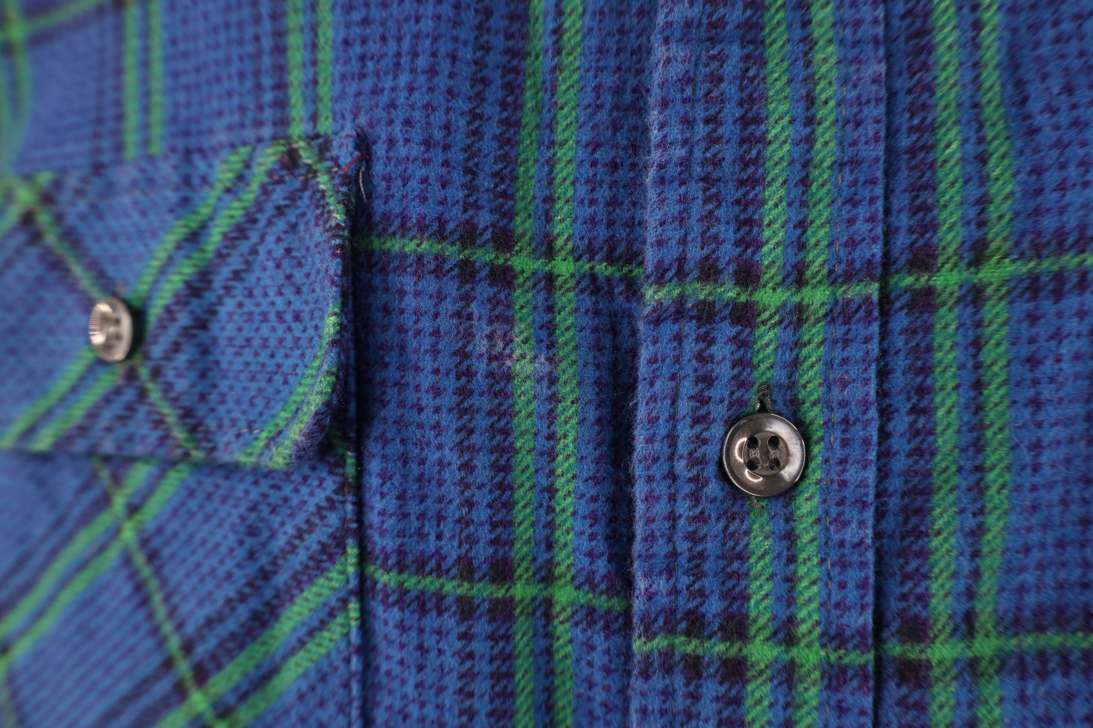 Vintage Vintage 80s 90s Streetwear Button Shirt Jacket Jac Shirt Size US XXL / EU 58 / 5 - 4 Thumbnail