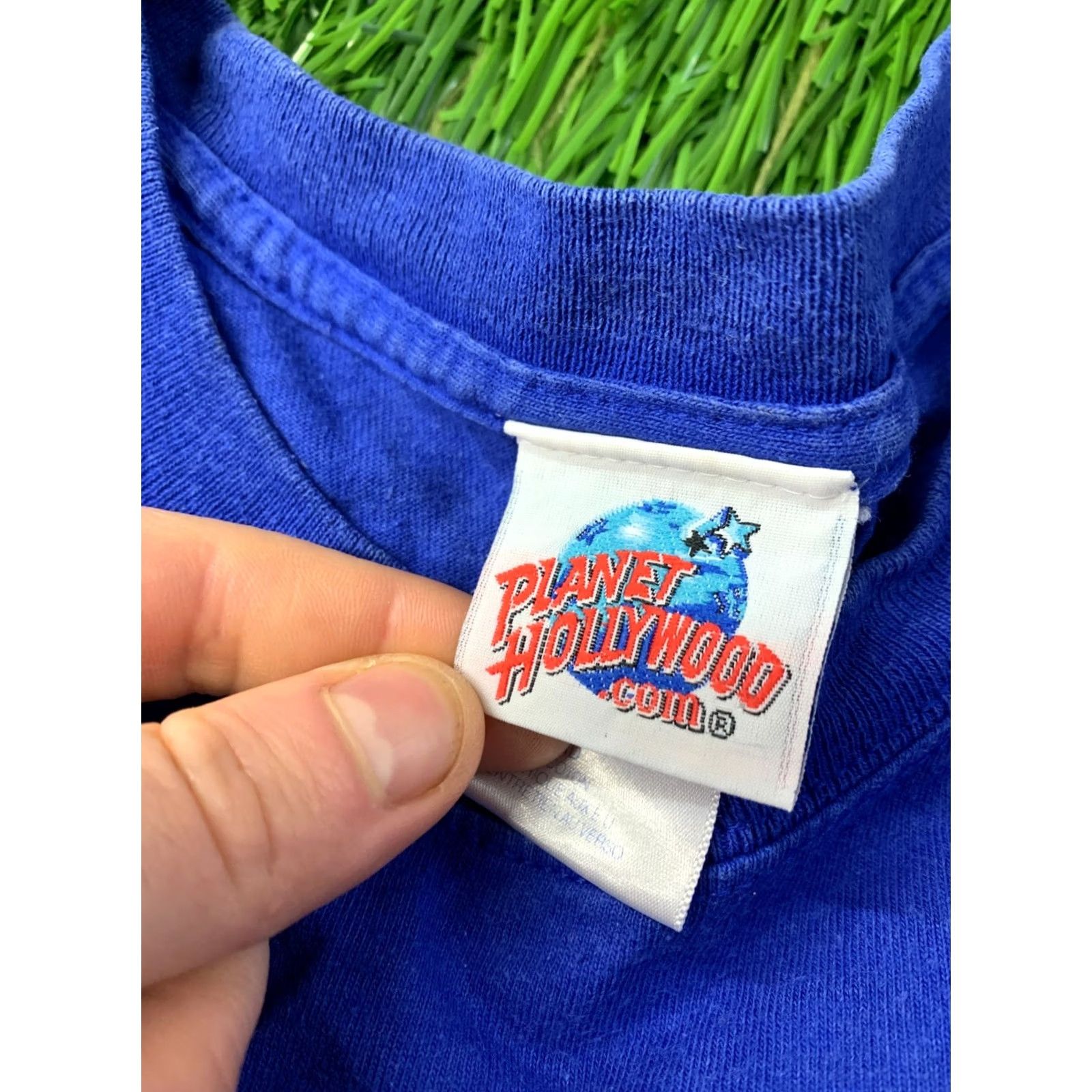 Planet Hollywood Planet Hollywood Orlando 1998 Shirt Men Large L Blue 1990s Vintage Official Product Broadway Disney Theme Shirts Size US L / EU 52-54 / 3 - 4 Thumbnail