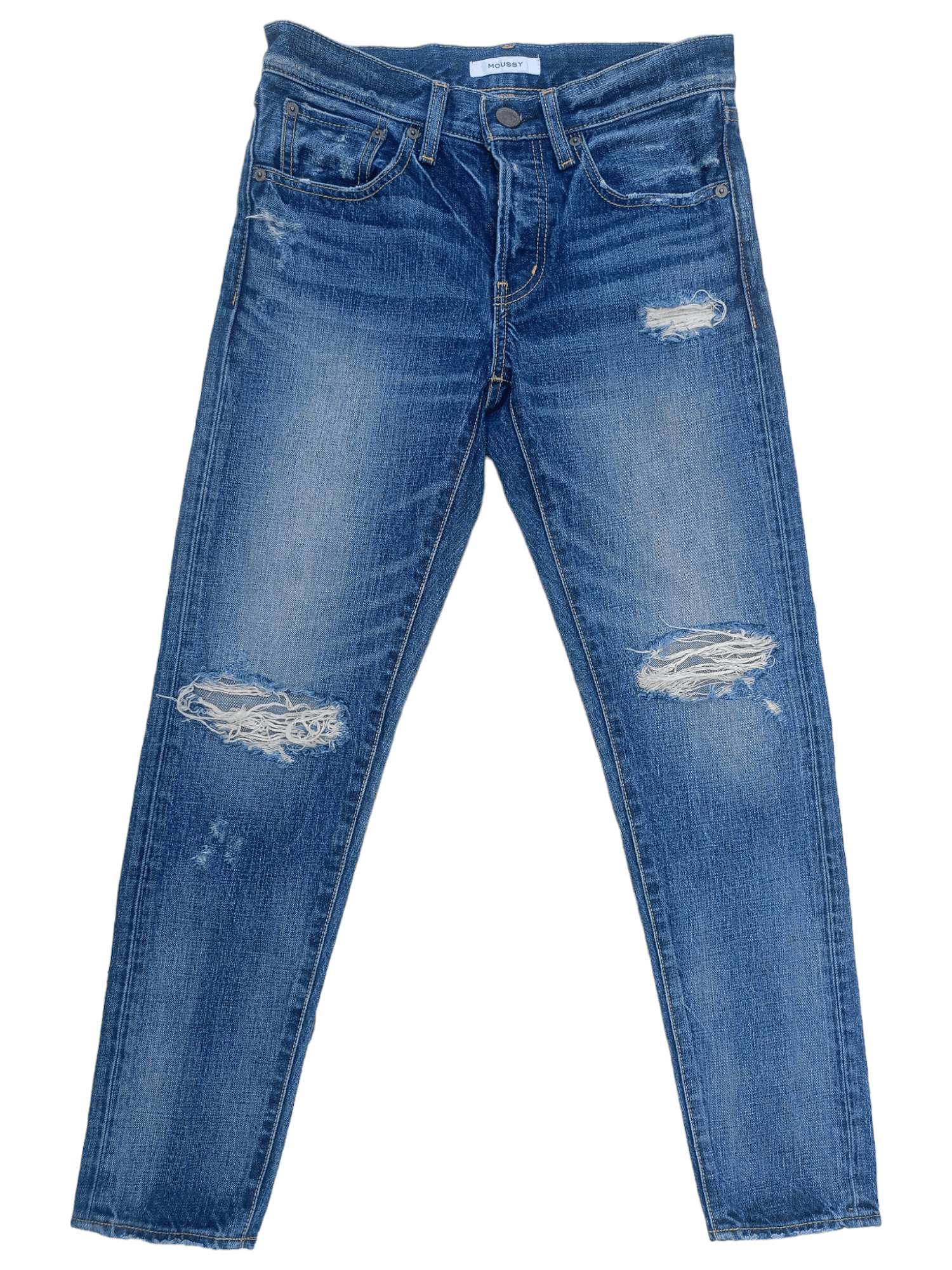 MOUSSY Moussy Distressed Jeans Size US 30 / EU 46 - 1 Thumbnail